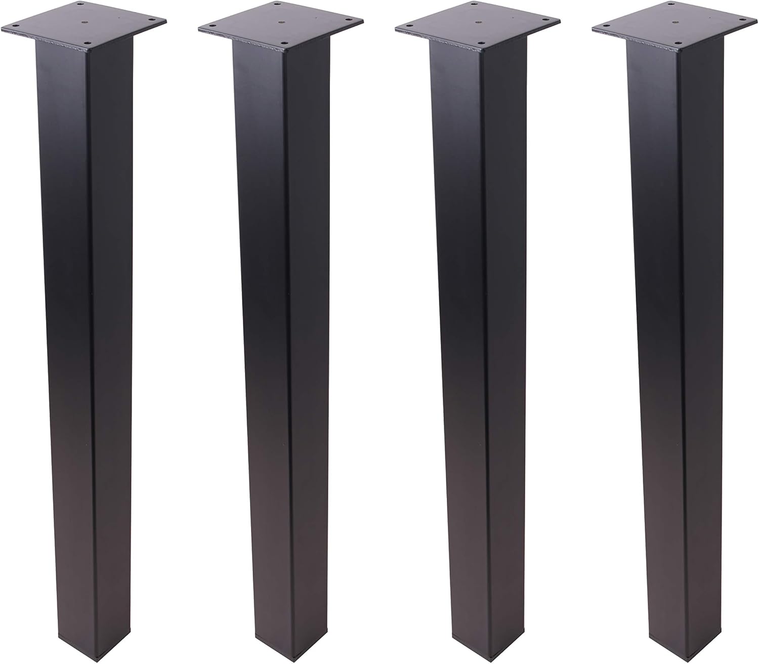 ECLV 4 x 28" Straight Steel Dining Table Legs, Steel Coffee Table Legs