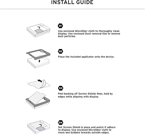 Miniatura 3 de URBAN ARMOR GEAR UAG Glass Shield Plus - Protector de pantalla compatible con Samsung Galaxy Z Flip 5 2023, vidrio templado reforzado 9H de alta
