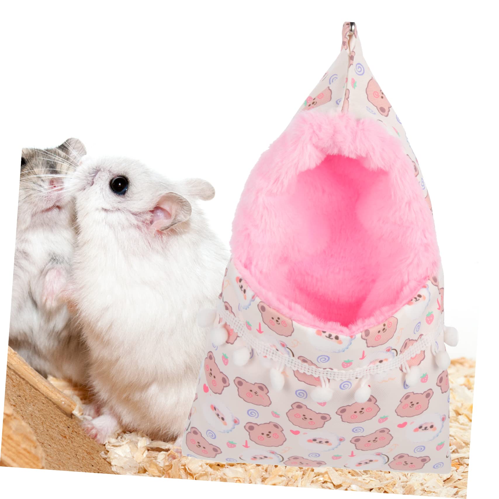 SUPVOX 4 Pz Sacco a pelo del petauro dello zucchero habitat della cavia amaca per ratti per gabbia Accessorio per furetti Accessorio per cincillà delicato letto di cavia casa del criceto