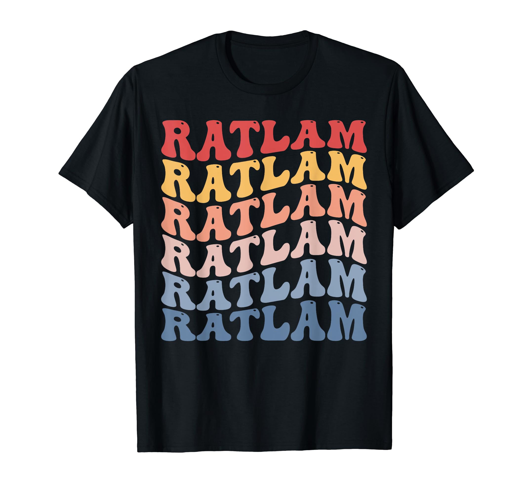 Ratlam City Groovy Retro T-Shirt