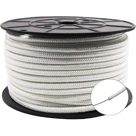 Amazon.com : 5/16 inch Wire Center Polyester Flagpole Rope - 100 Foot ...