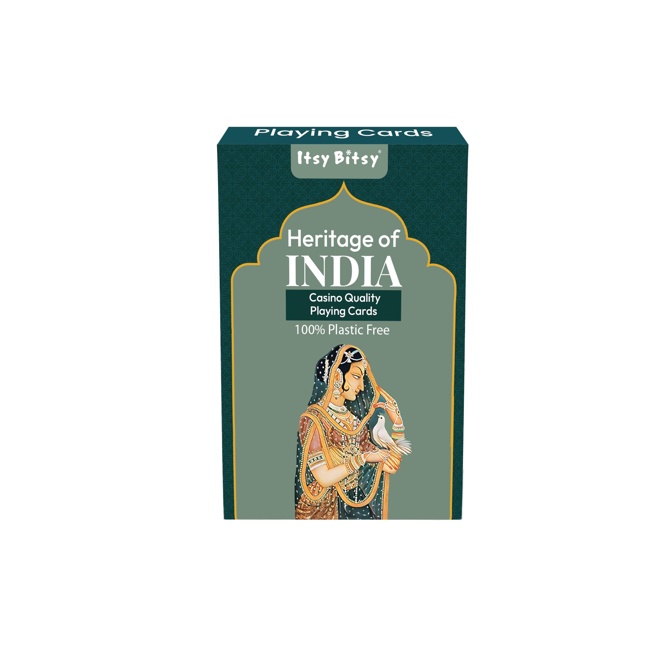 Itsy Bitsy Heritage of India Playing Cards - Eco-Friendly Deck -1