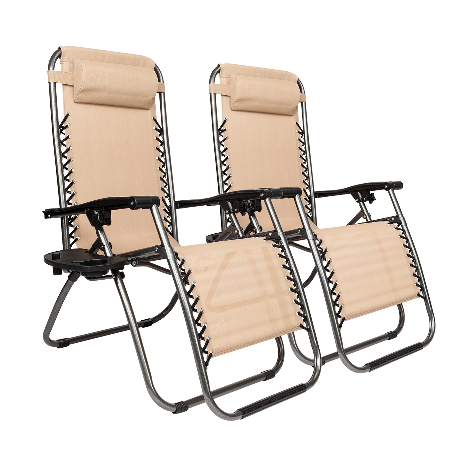 Chaise longue de jardin pliable kaki pour en finir avec le mal de dos