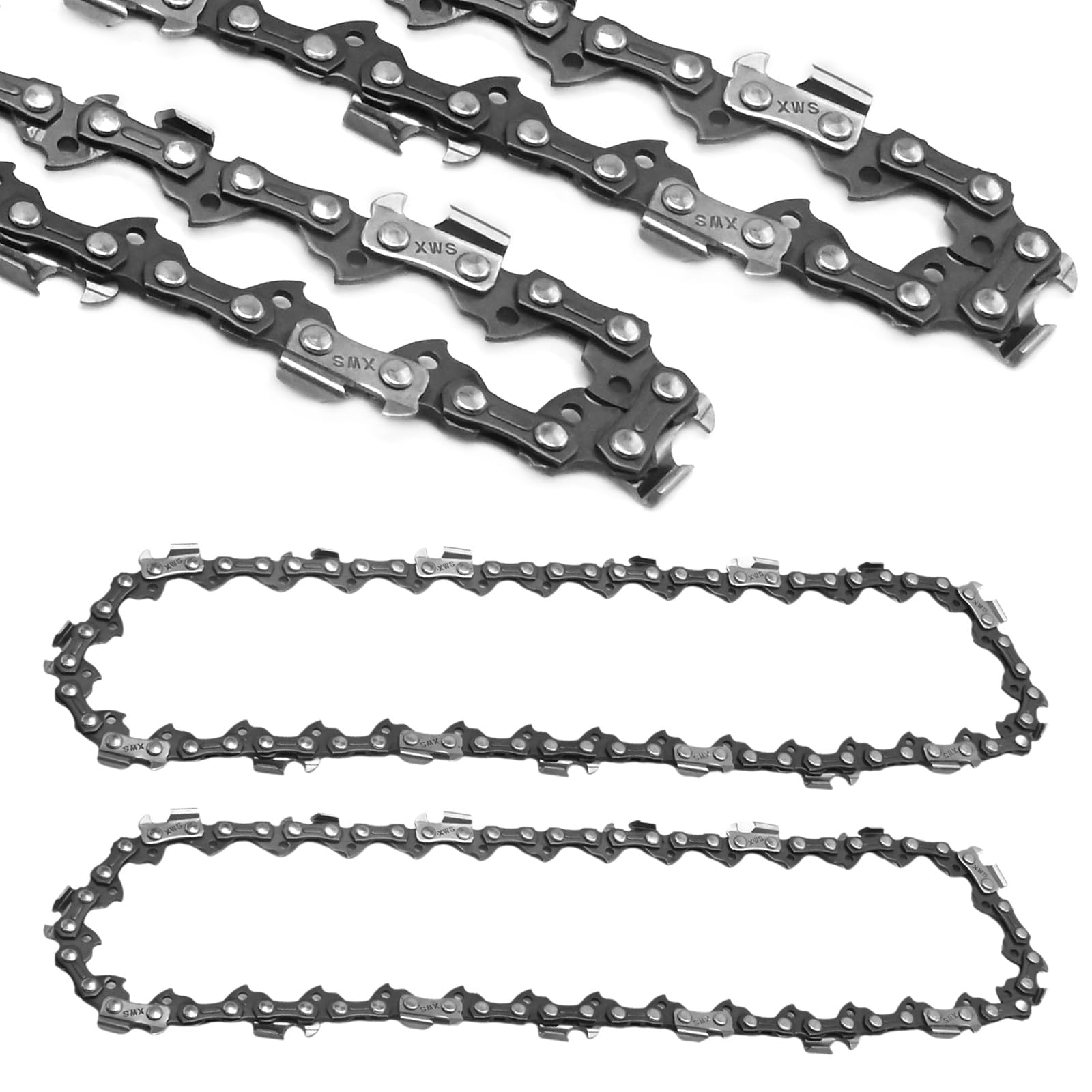 Amazon.com: laffoonparts 2 Pcs 8 Inch Chainsaw Chain Blade 050 33
