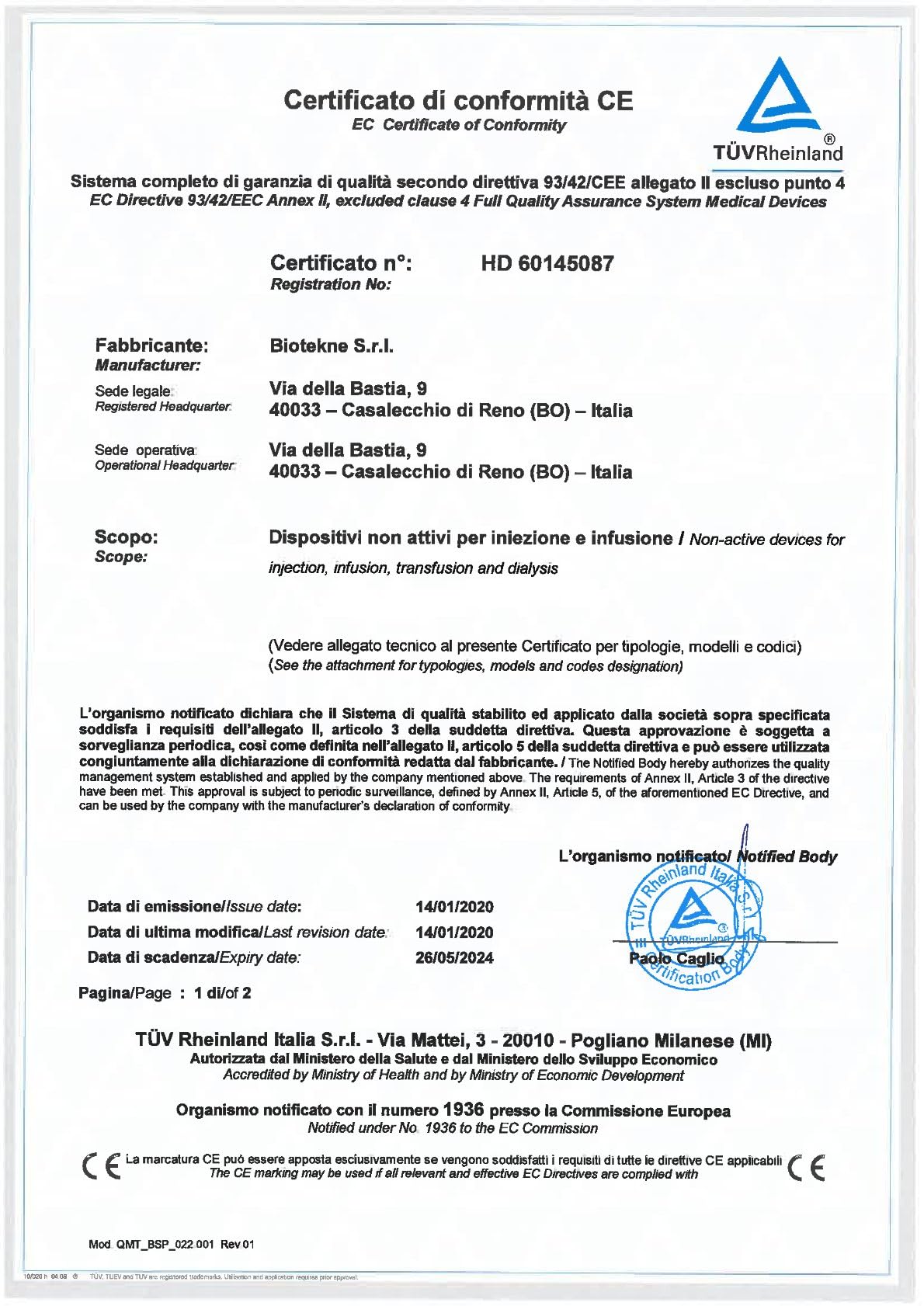 Biotekne - Luer-Mesotherapie-Nadel 31G 0,26x4 mm, Meso-relle Hypodermische Einmalgeräte, scharf, Packung mit 100 Stück, hellblau, 23674