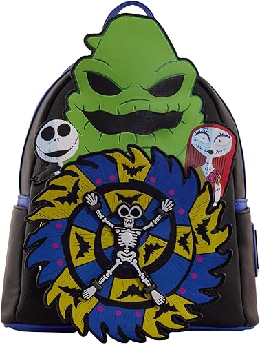 Loungefly Mochila Disney - The Nightmare Before Christmas 30th - Mochila - Disney The Nightmare Before Christmas - Bonita bolsa coleccionable - Idea