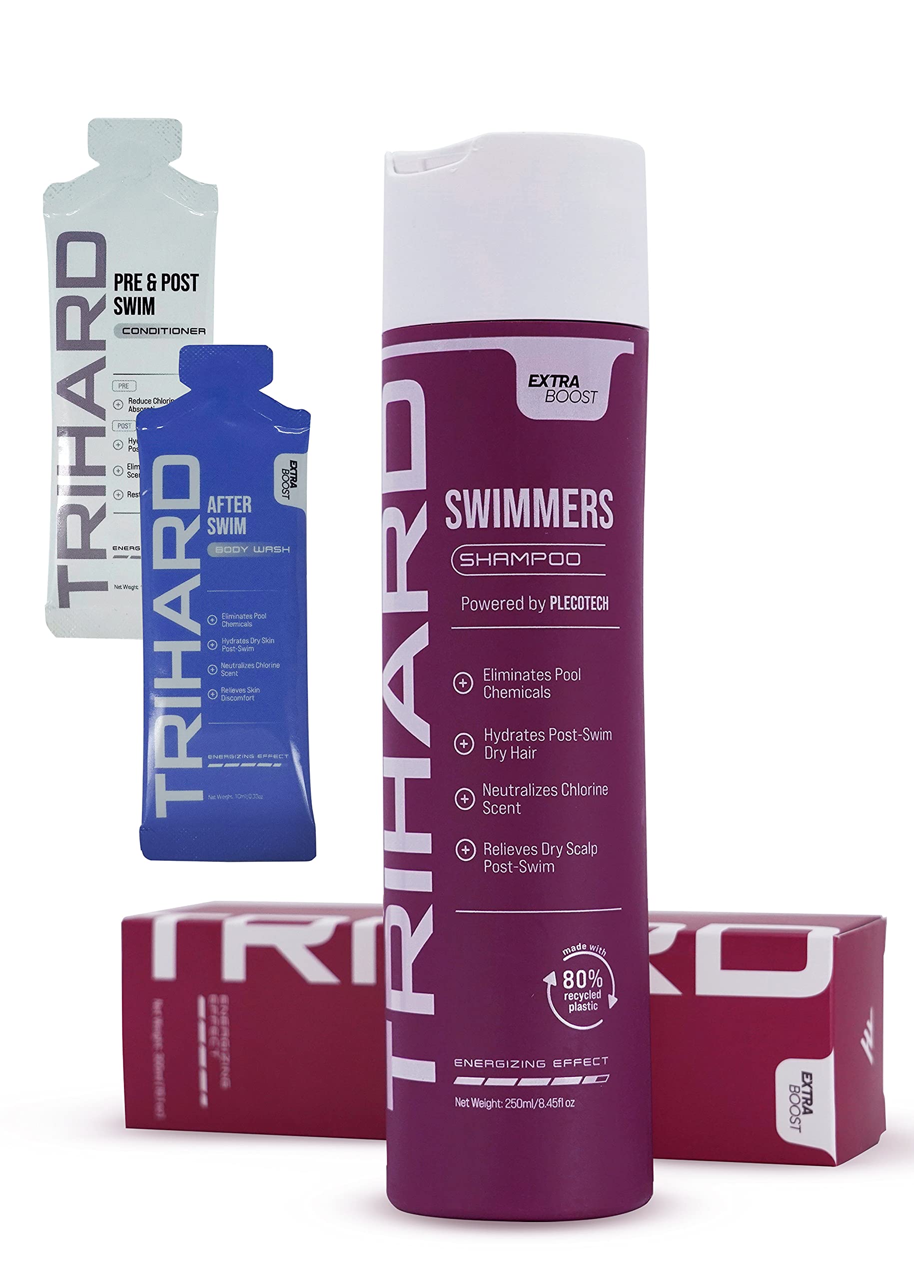 TRIHARD Swimmers Shampoo Extra Boost Removing Chlorine and Hard Water