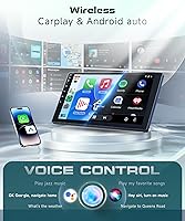 Vista 4 de [4G+64G] para Honda Civic 2006-2011 Estéreo de coche Android con CarPlay inalámbrico Android Auto, pantalla táctil IPS Android 13 de 10.1 pulgadas