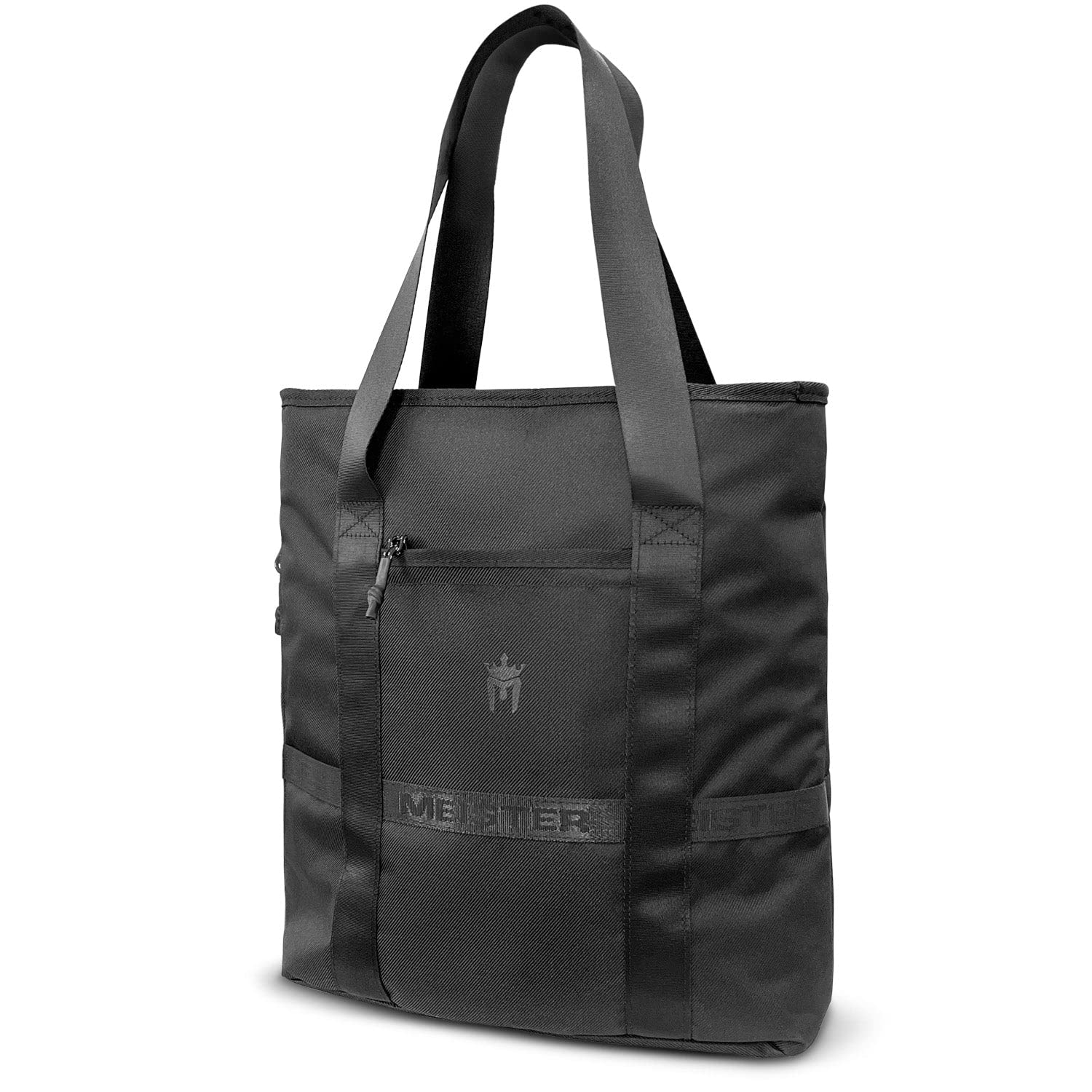 Meister Sac de Sport Commuter Tote avec Compartiment à Chaussures - Sac Étanche pour Professionnels Actifs - Noir