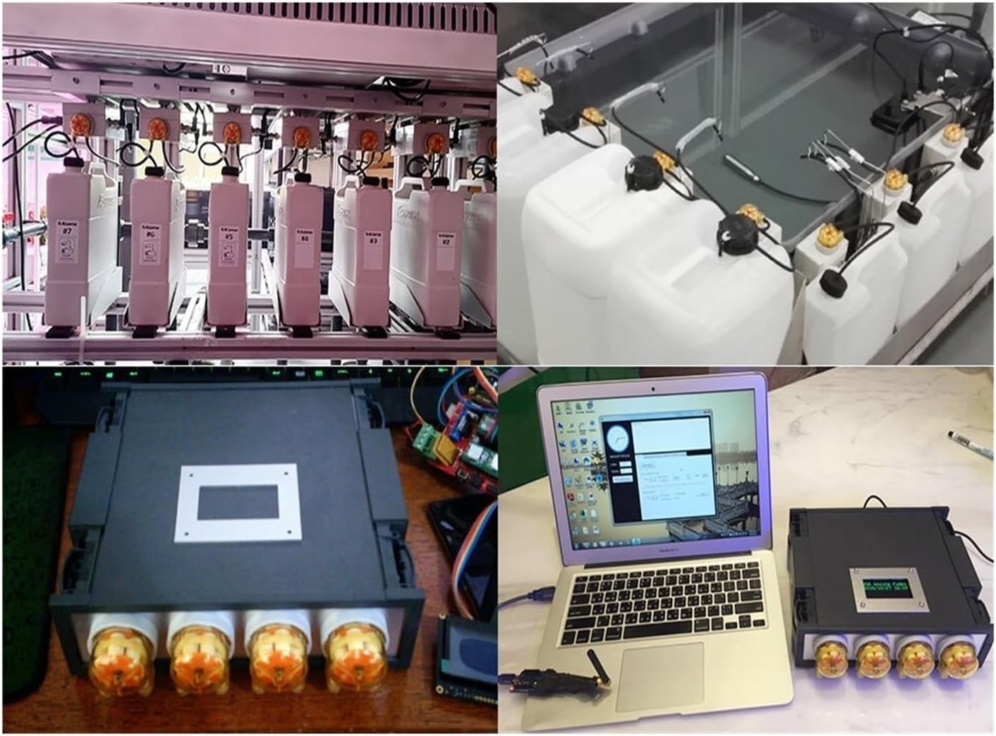 KAS 12V/24V 蠕動ポンプ、42 ステッピングモーター、3 または 6 ローター、シリコンチューブまたは BPT チューブを