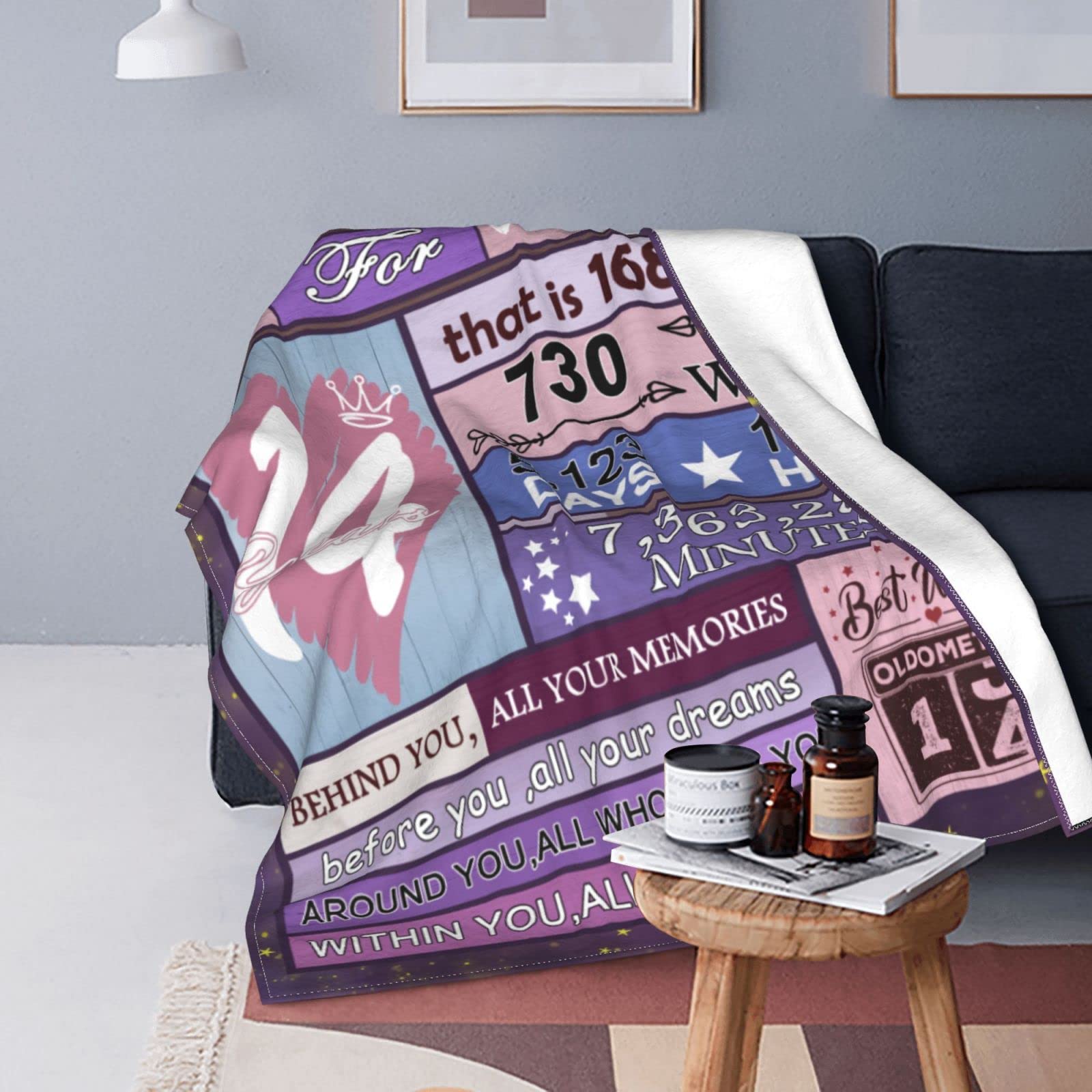 Coperta In Micro Pile Ultra Morbida 152x127 Cm – Regalo Di Amicizia Per Donne E Ragazze
