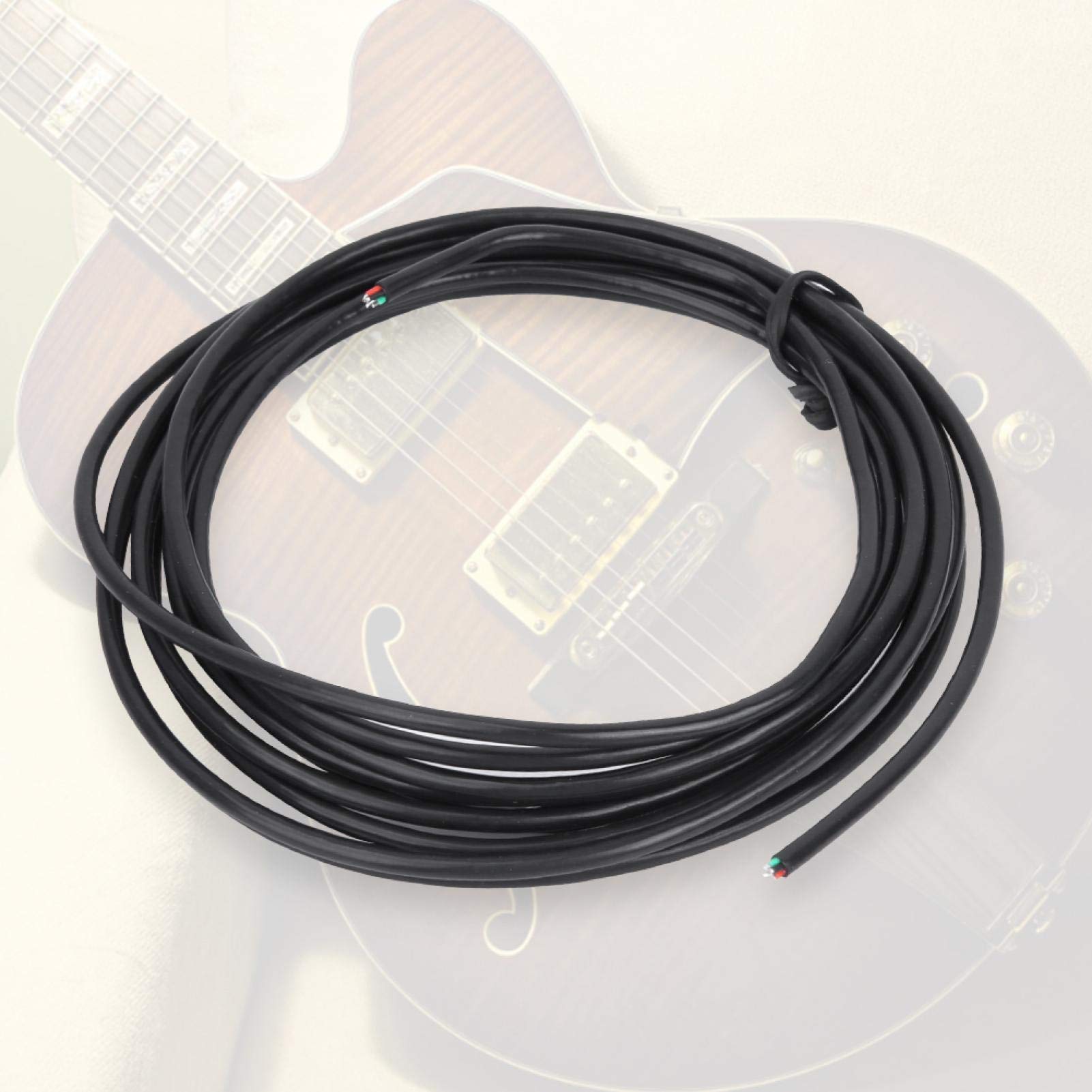 Câble Guitare 3m Blindé - Qualité Studio, Connecteurs Droits - Pour Guitare, Basse, Clavier - 11