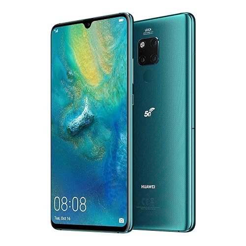 Huawei Mate 20 X (5G) Dual-SIM 256GB + 8GB RAM (GSM Only, No CDMA) Factory Unlocked Android Smartphone (Emerald Green) - International Version