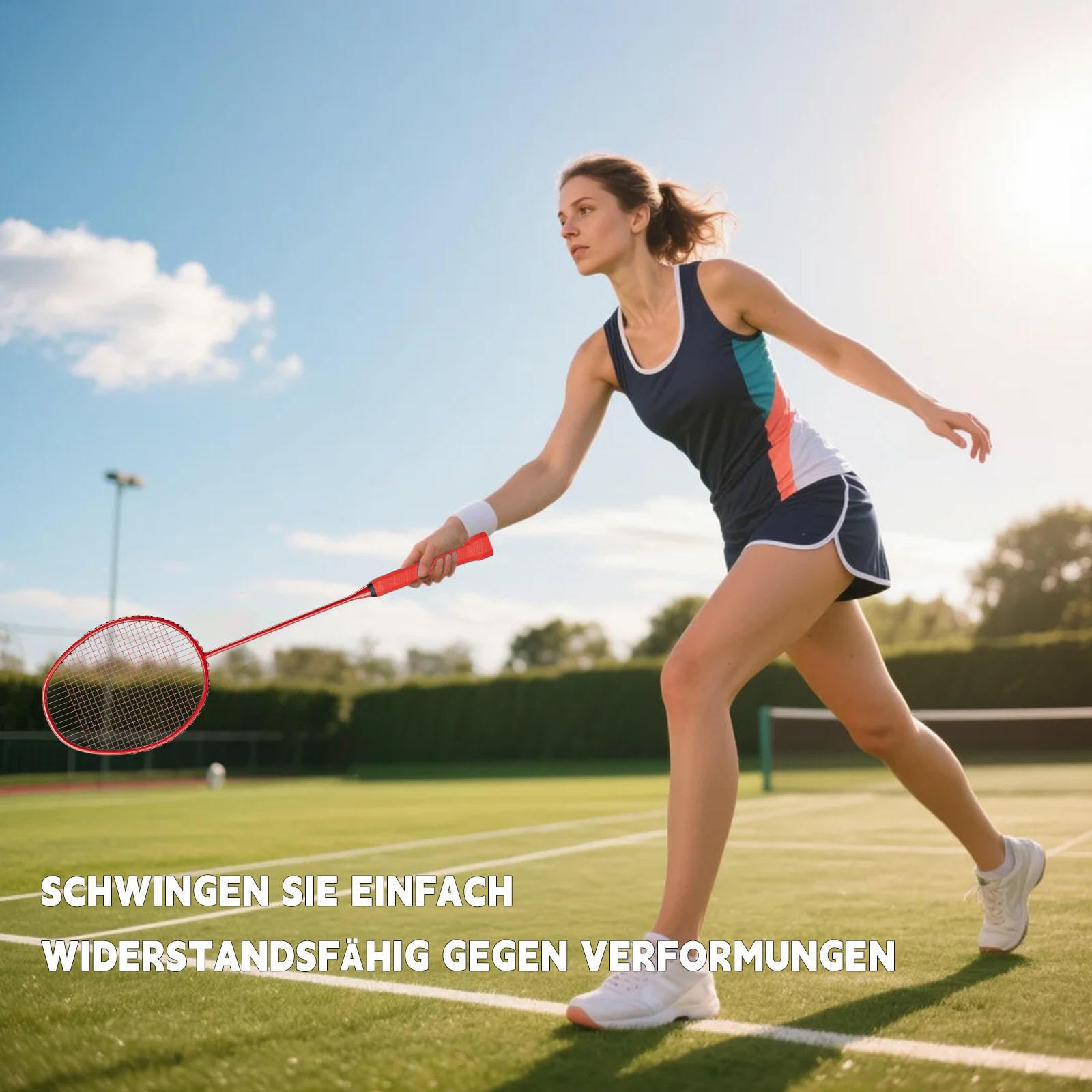 Badminton SchläGer,Badminton SchläGer Profi 100% Vollkohlenstofffaser Ultraleicht,Geeignet FüR Training Und Unterhaltung,EnthäLt 1 SchläGer Und 1 SchläGerbeutel