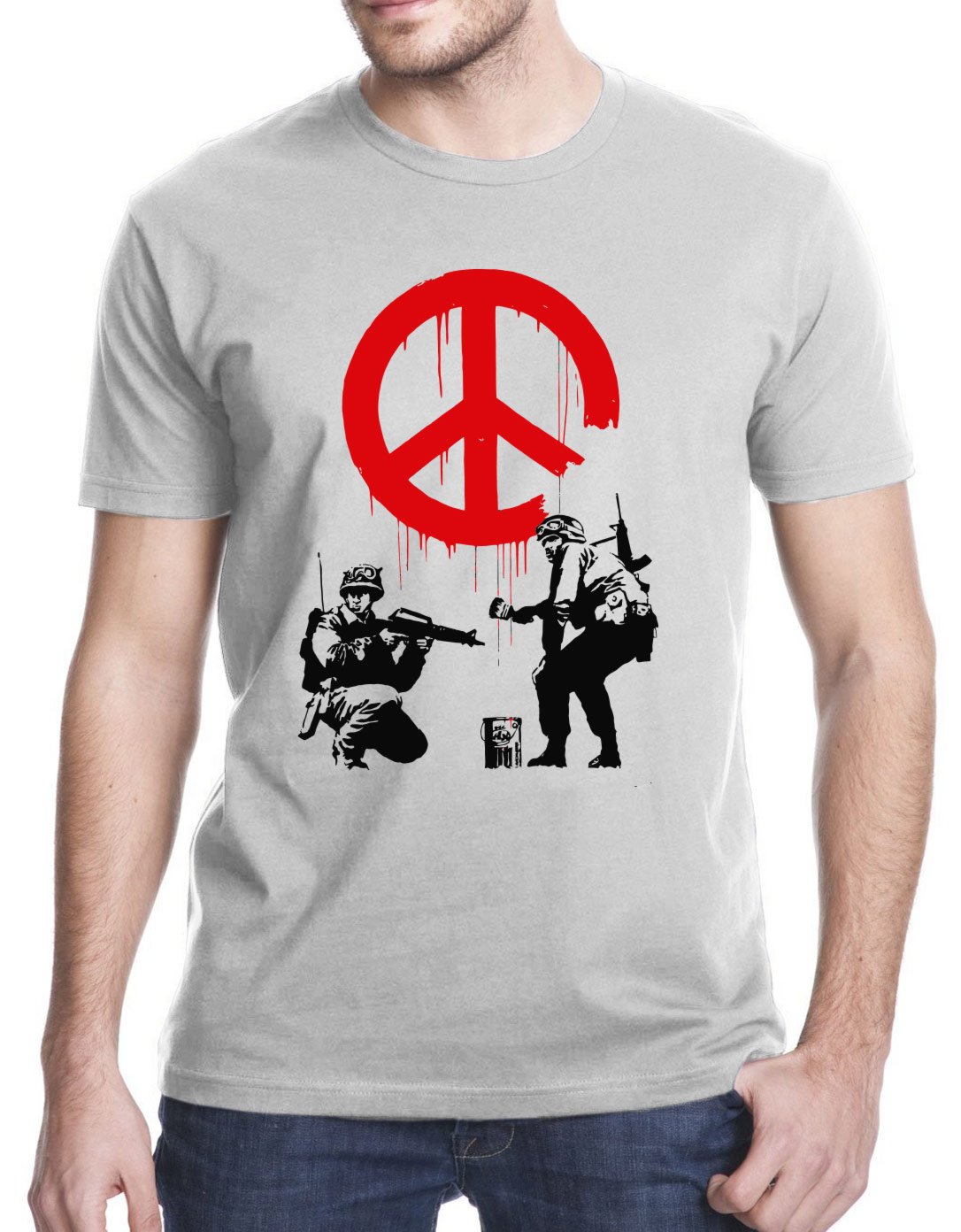 Gbond ApparelBanksy Peace Soldiers T-Shirt