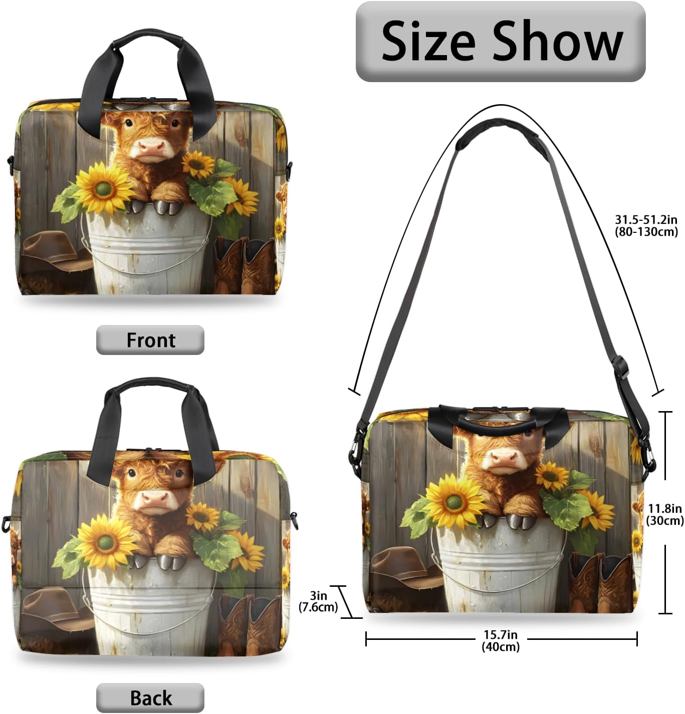 Laptop Bag for 14 15 15.6 Inch Waterproof Laptop Sleeve Case Computer Bag