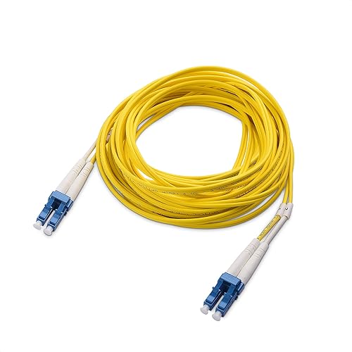 Miniatura 8 de Cable Matters Cable de fibra óptica monomodo OS2 con clasificación Plenum - 6.6 ft  6.6 pies, LC a LC UPC 9125 OFNP OS2 Cable de fibra óptica