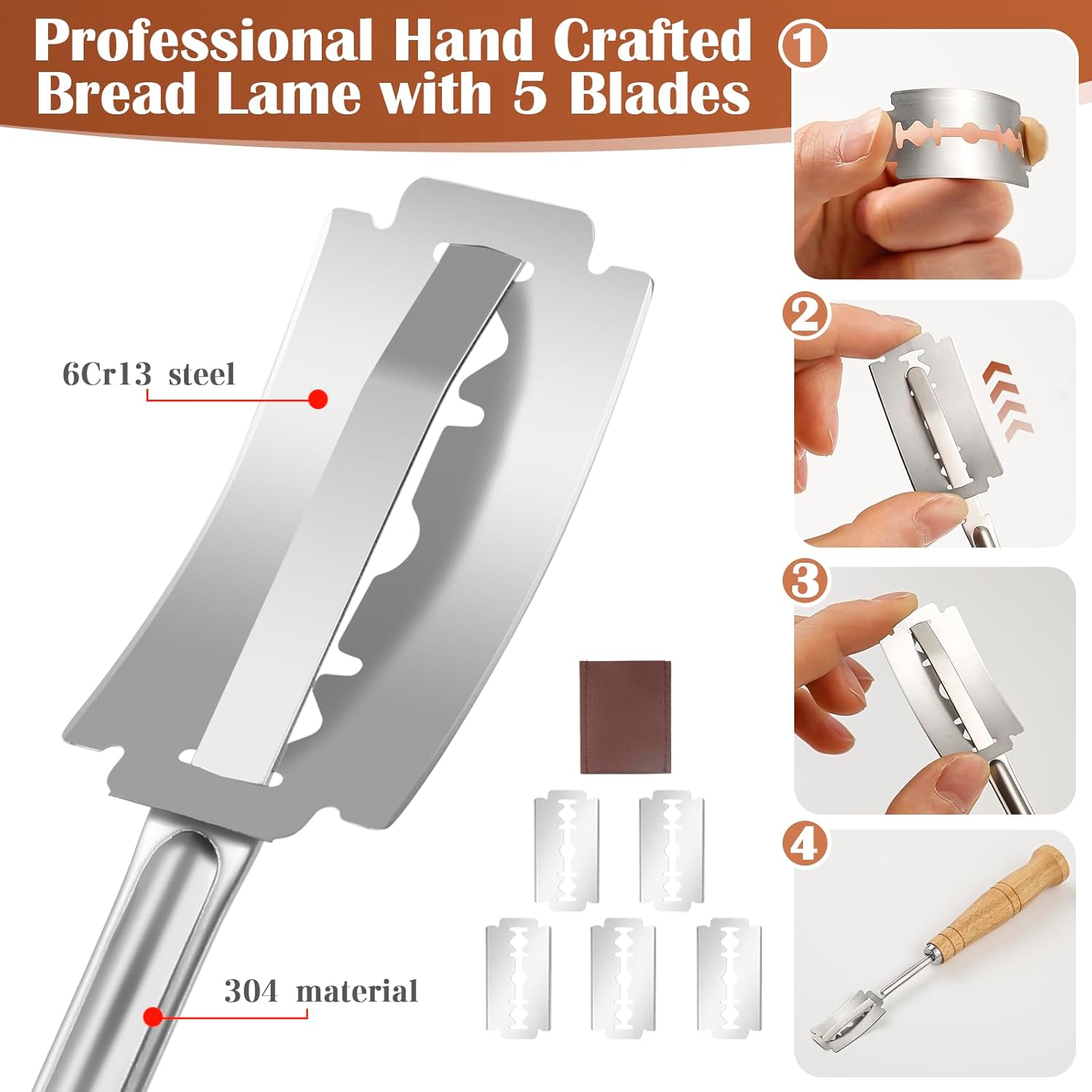 Sourdough Starter Kit with 9" Round & 10" Oval Banneton Proofing Basket and 37oz Starter Jar - Beginner-Friendly Sourdough Bread Baking Supplies and Baking Gifts for Women, Men Bakers - Image 6