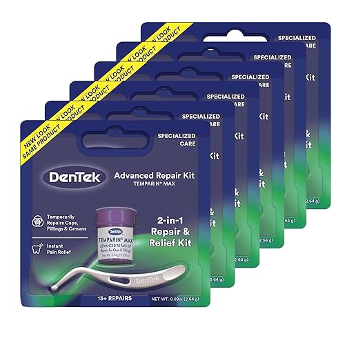 Dentek Temparin Max Kit de reparación, 13+ reparaciones, 0.09 oz (paquete de 6)