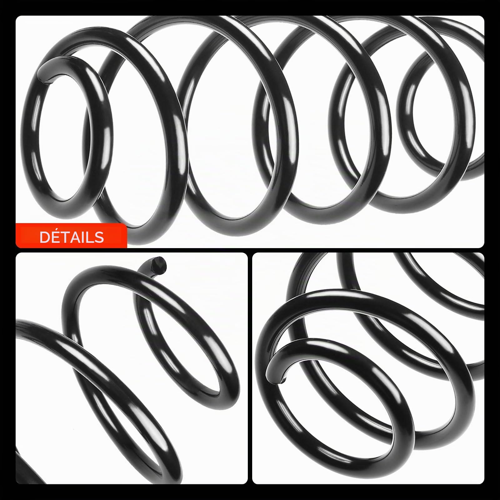 Frankberg 2 ressorts de suspension pour essieu avant 5002VS | Compatible avec: Partenaire plateau/châssis, Berlingo plateau/châssis B9, C4 Grand Picasso I UA, C4 Picasso I MPV UD