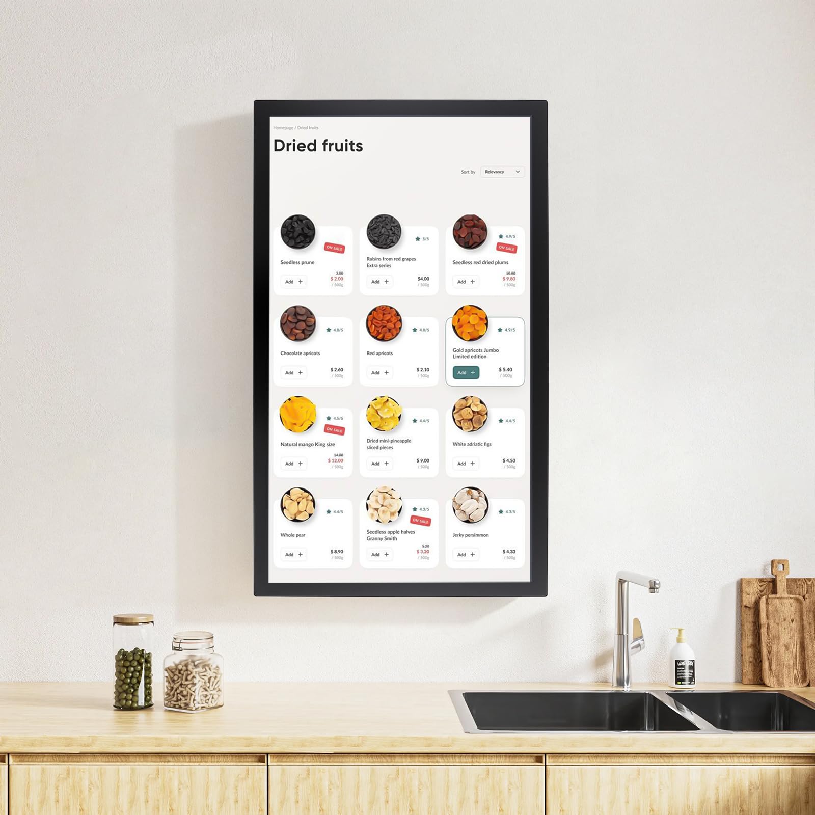 Digitaler Kalender 32 Zoll Touchscreen Familienplaner