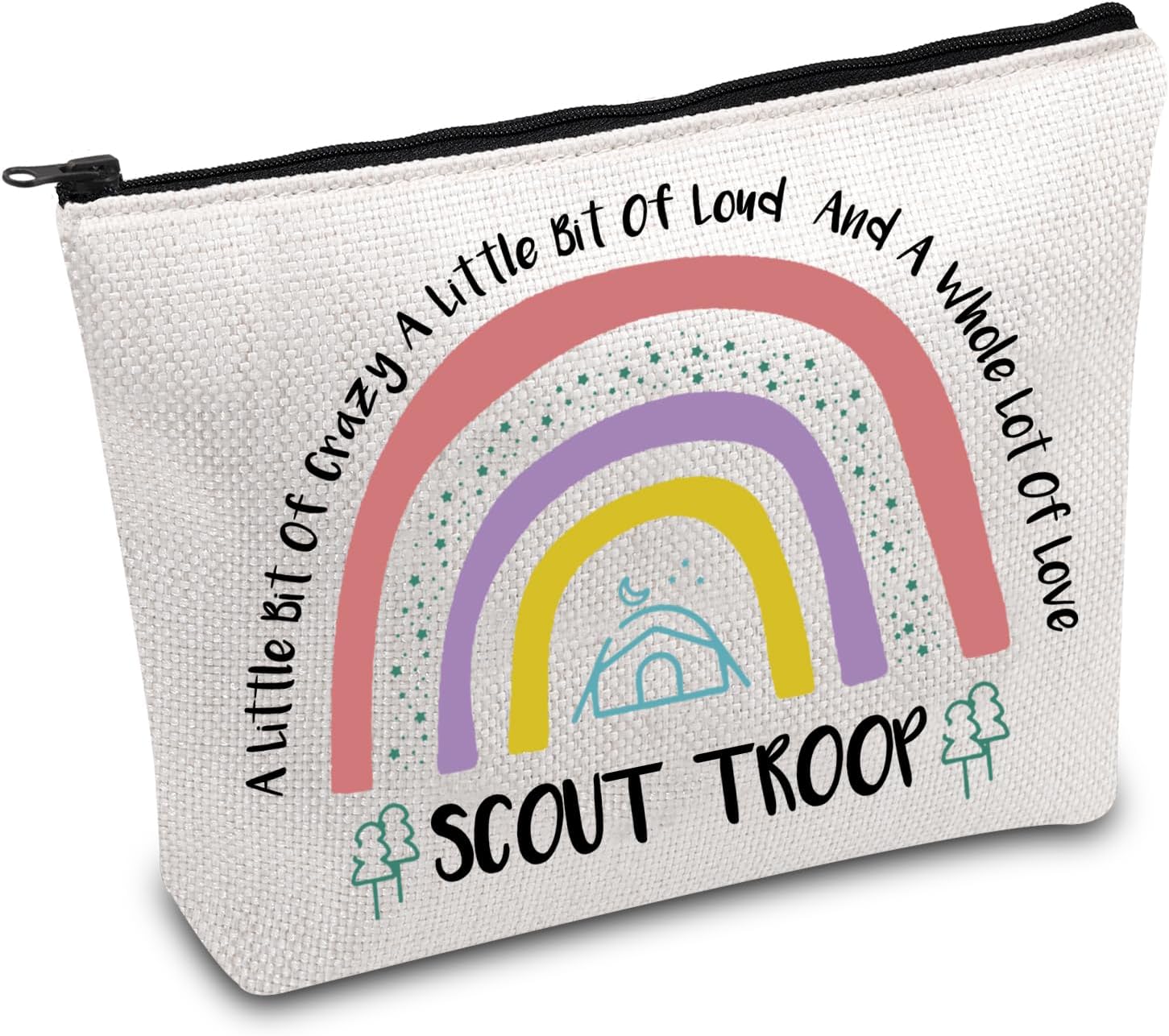 Scout Girl Makeup Bag Scout Troop Gift Girl Scout Troop Cosmetic Bag Scout Leader Gift Scout Adventure Gift (Scout Troop UK)