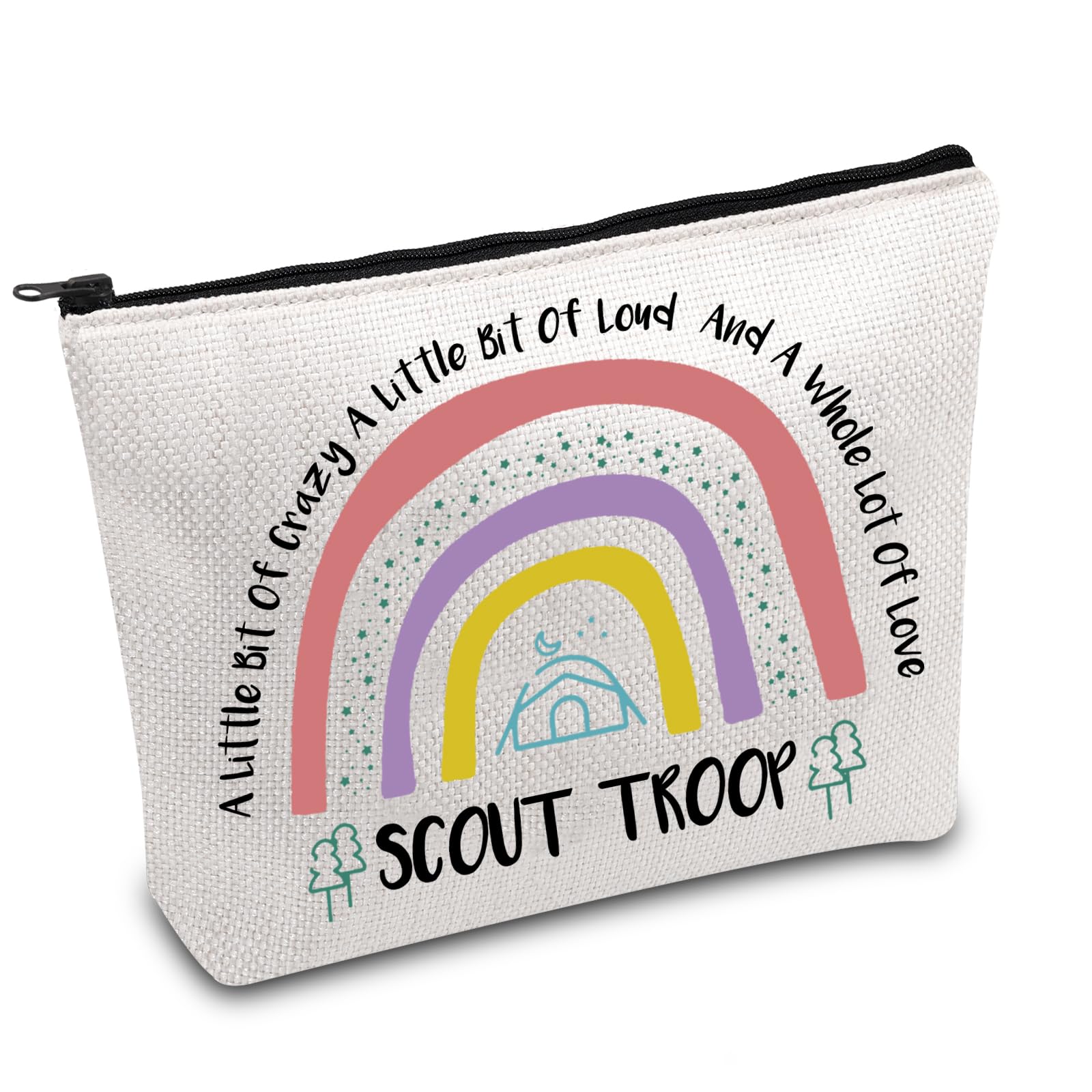 Scout Girl Makeup Bag Scout Troop Gift Girl Scout Troop Cosmetic Bag Scout Leader Gift Scout Adventure Gift (Scout Troop UK)