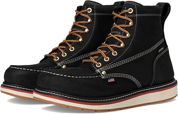 Amazon KEEN Utility Mens Liberty 6 Waterproof Boots Carbon Toe Black Gum 8 Medium