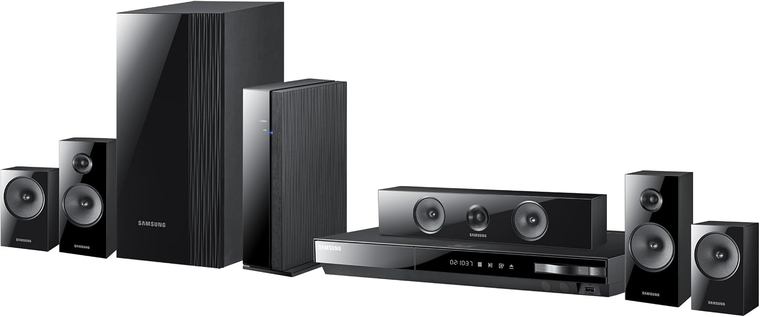 Samsung HT-E5500W HTIB 5.1 Channel 3D Blu-ray 1000-Watt Home Theater System