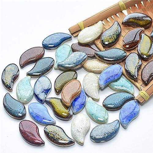 Miniatura 6 de 500g1.1lb Random Color Irregular Ceramics Mosaic Tiles,DIY Making Creative Ceramic Mosaic Tiles for DIY Craft Plates Flowerpots Vases Cups Mosaic