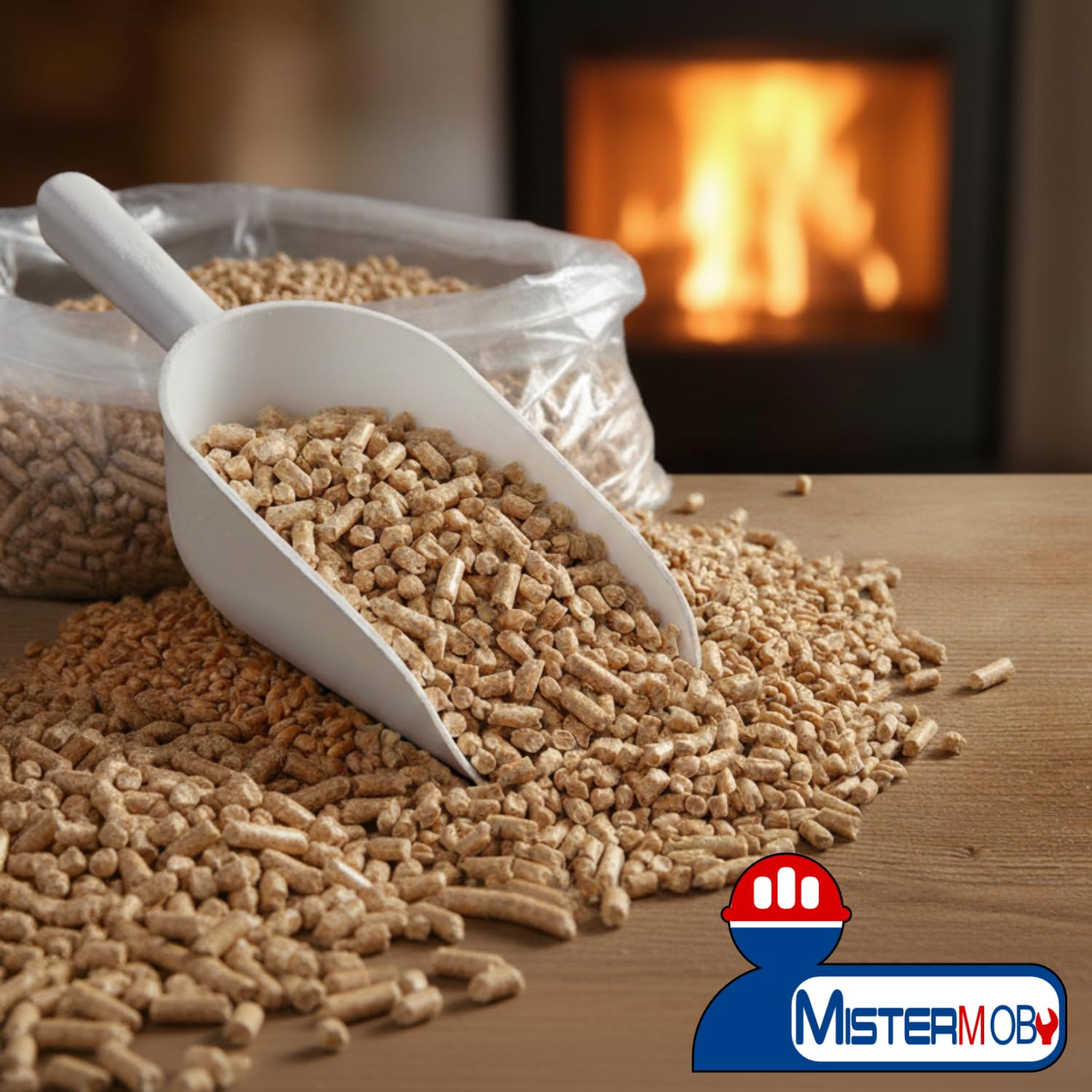 Sessola In Plastica Alimentare Paletta Rinforzata 34 CM Per Farina Cereali Legumi e Altro
