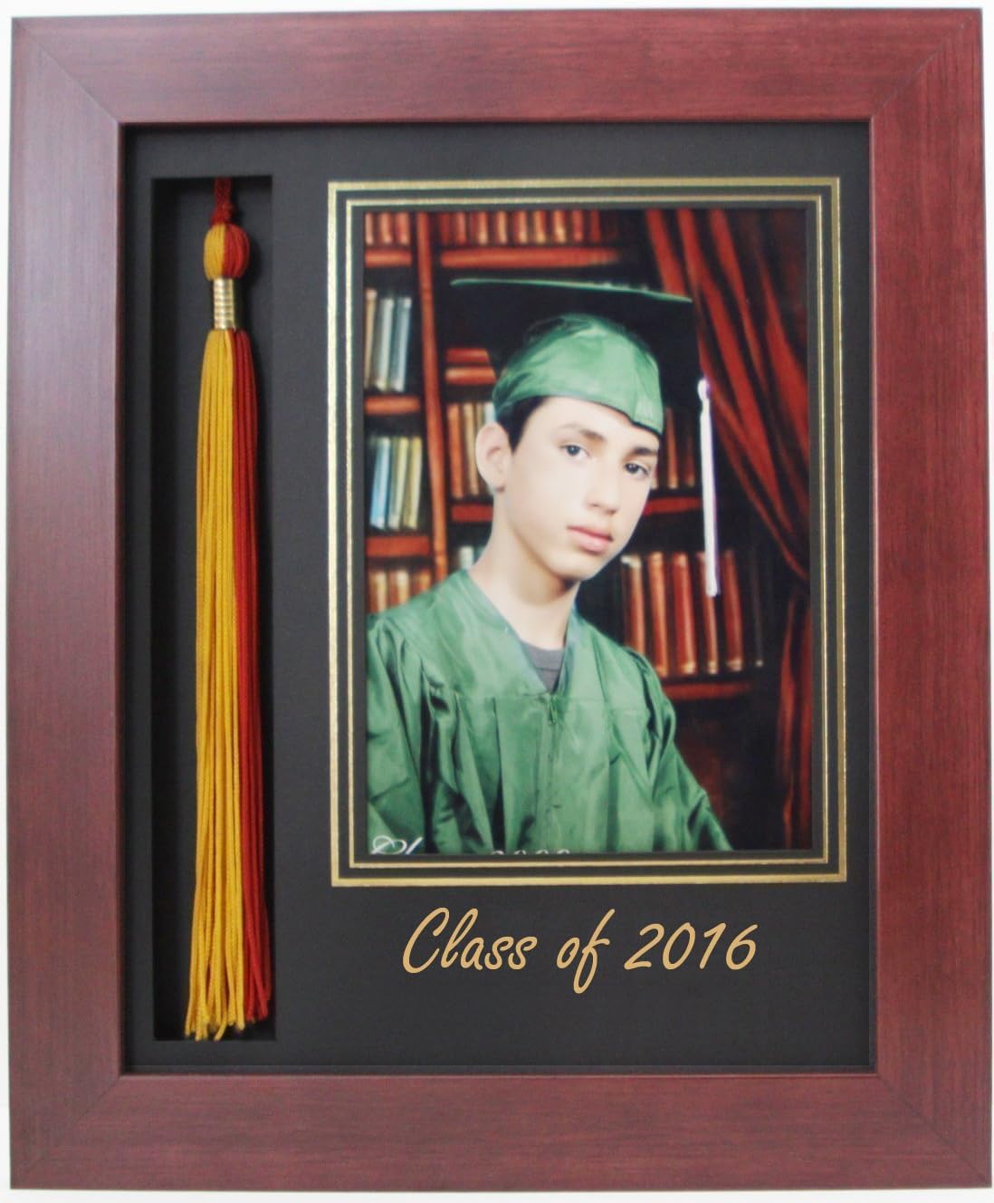 3art Graduation 5x7 Picture Tassel Frame, Black (Customizable)