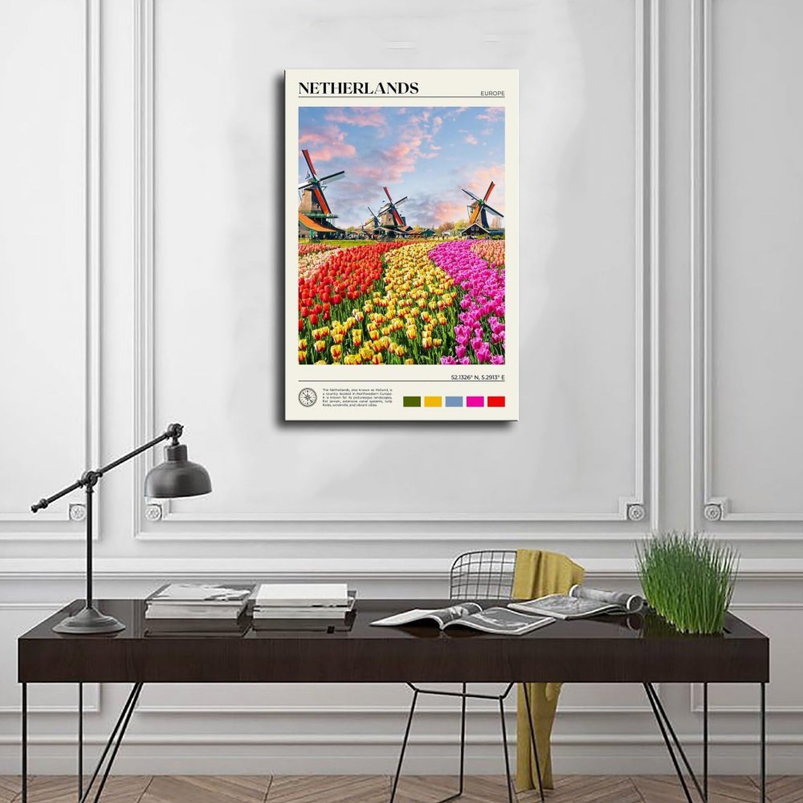 Kunstdruck auf Leinwand, echtes Foto, Poster für Schlafzimmer, Büro, Schlafzimmer, Geschenk, 61 cm L x 91,4 cm W