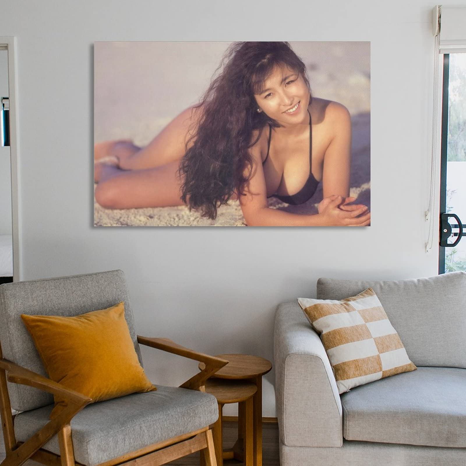 Amazon｜かとうれいこポスター絵画写真ビキニ下着 印刷 ポスター