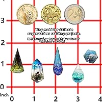 Vista 4 de Molde de silicona de fundición de resina UV con 5 botellas aplicadoras de punta de precisión, paquete de 10
