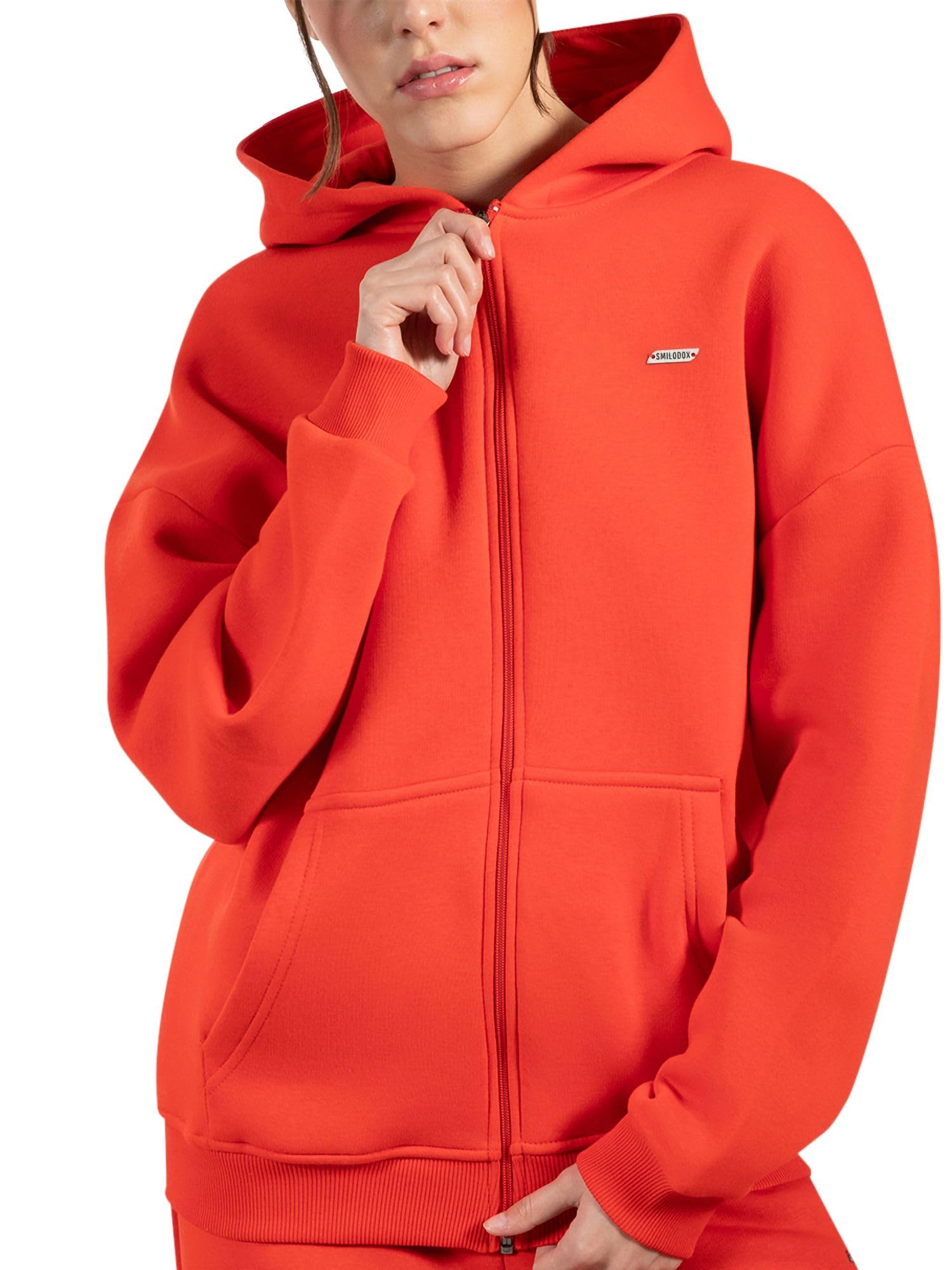 SMILODOX Zip Hoodie Damen Lyanna