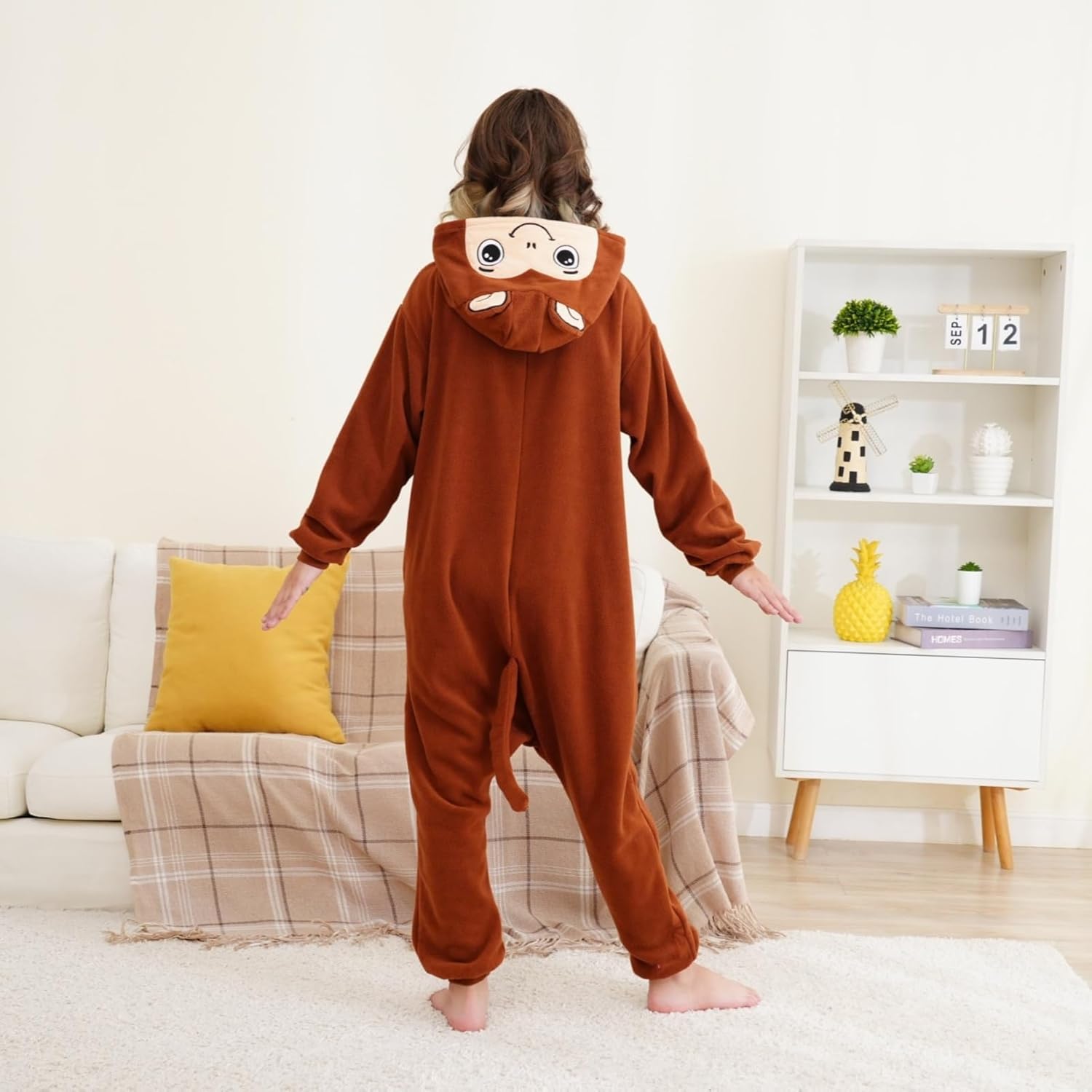 Unisex Adult Animal Onesie One Piece Pajamas Halloween Costume Sleepwear Cosplay Christmas Women Men - Image 6
