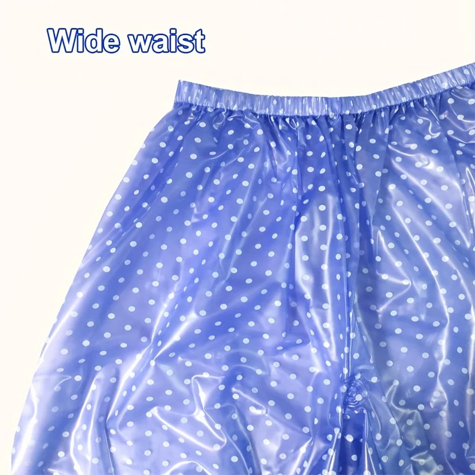Pokrowiec na pieluchę dla dorosłych, Spodnie dla dorosłych z PVC dla osób nietrzymających moczu, niebieskie L-XL-XXL(X-Large)