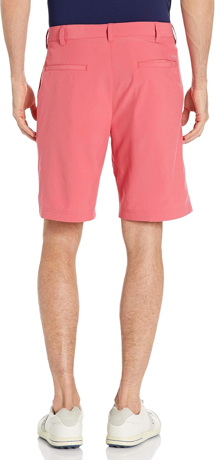 IZOD Men's Golf Swingflex Flat Front Short