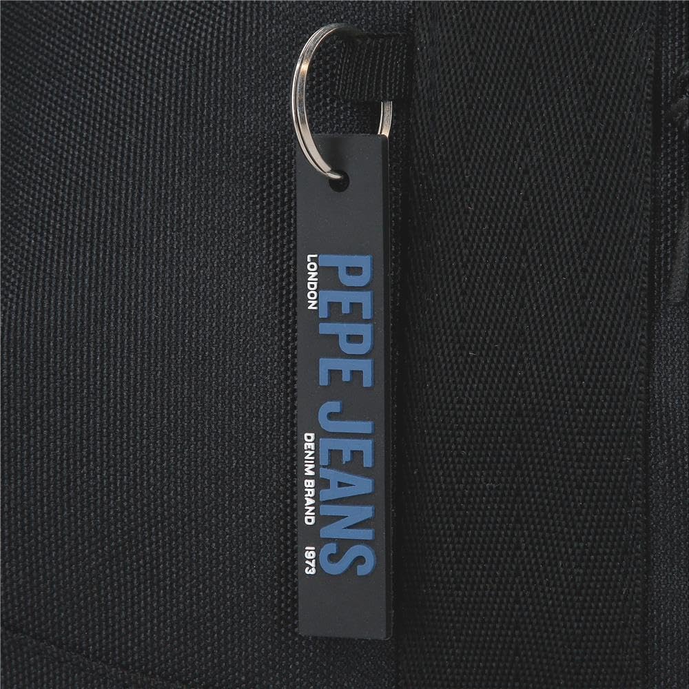 Pepe Jeans Henry Sac à Dos Scolaire 15.6" Inches Noir 33x46x15 cm Polyester 22.77L par Joumma Bags