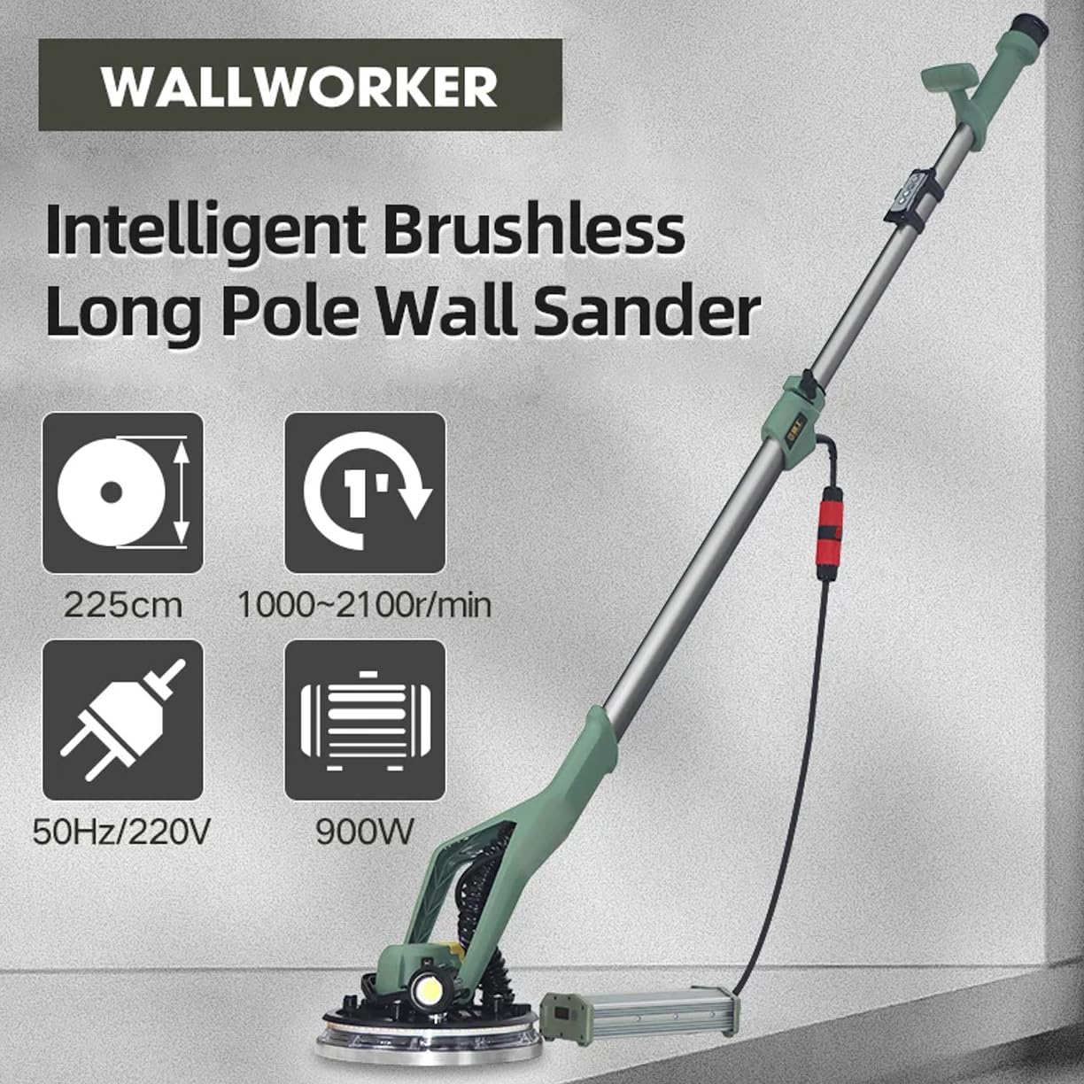 Amazon | コンクリートサンダー、フロアサンダー、360°スポットライト