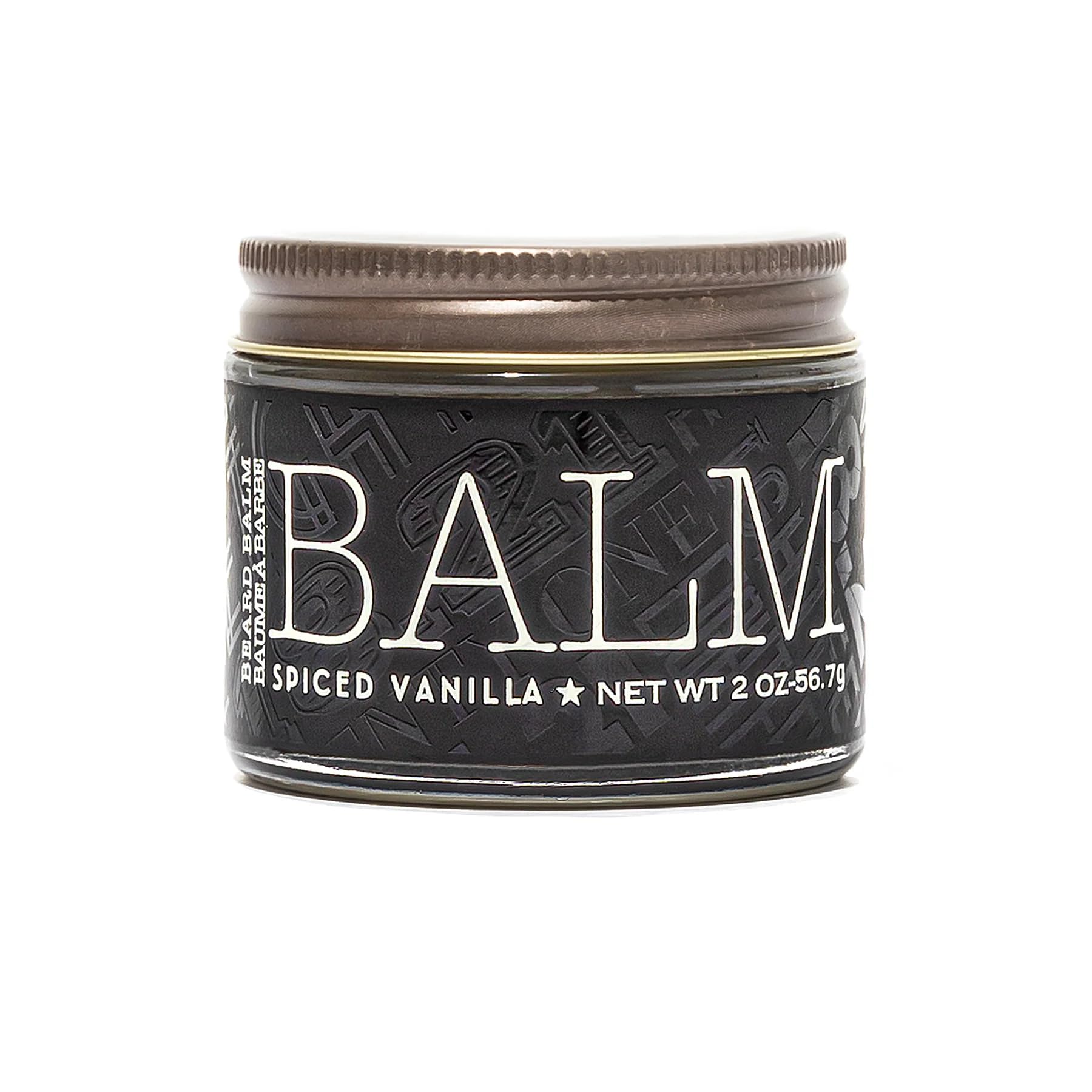 18.21 Man Made Beard Balm for Men, Spiced Vanilla, 2 fl. oz - Premium Grooming Cream with Low Shine for Conditioning and Shaping Beards, Mustaches - Scented Facial Hair Balms, Long-Lasting Moisture