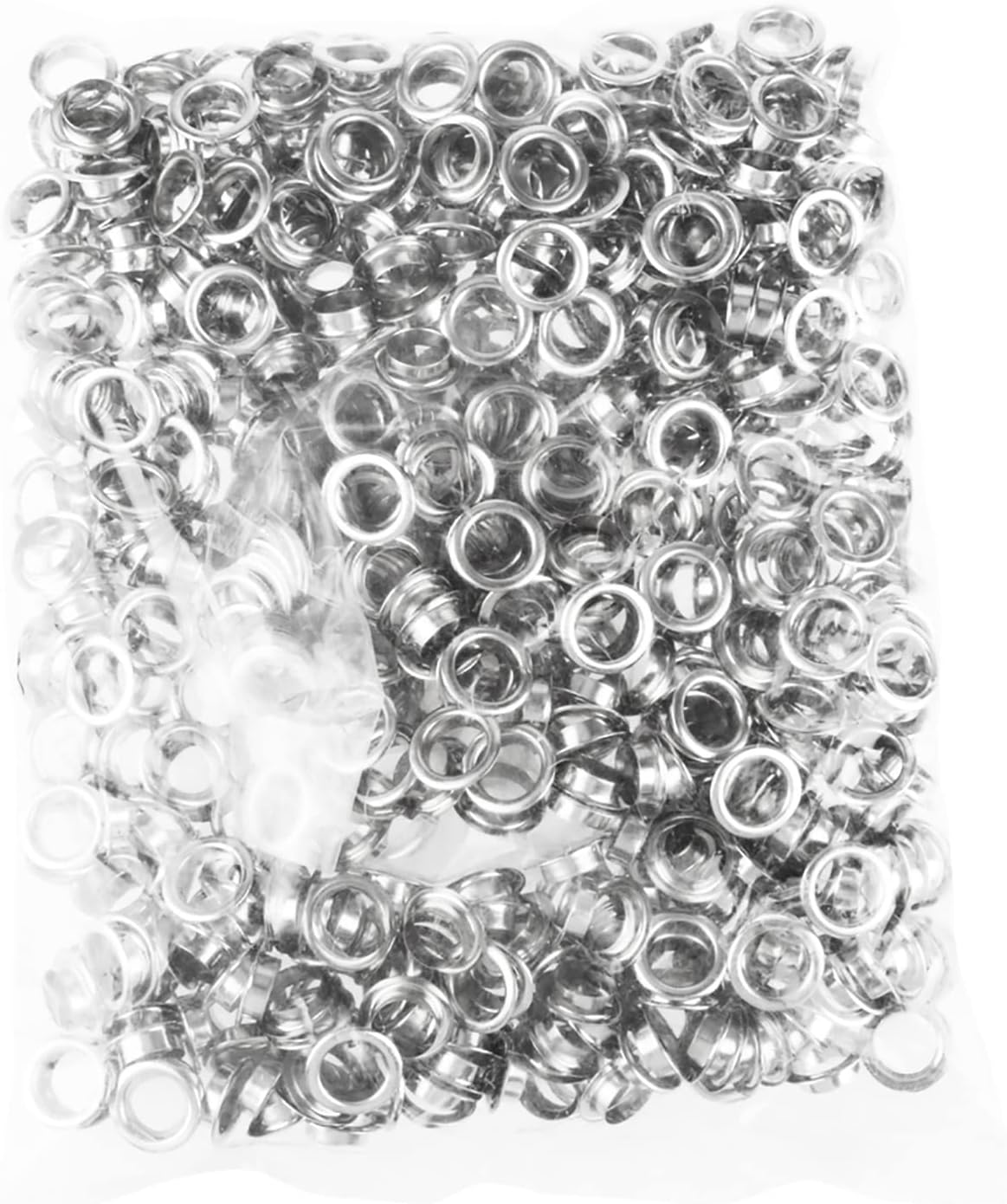 Grommet Machine, Hand Press Grommet Machine Tarp Grommet Tool Kit, Eyelet Machine, Heavy Duty Grommet Press with Punch Hole Tool,Rubber Hammer 3 Dies 1500Pcs Sliver Grommets