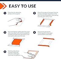 Vista 6 de Fixic Apósito de película transparente impermeable – Juego de 7 piezas, 7 x 7 pulgadas – Apósito transparente impermeable para cubrir heridas