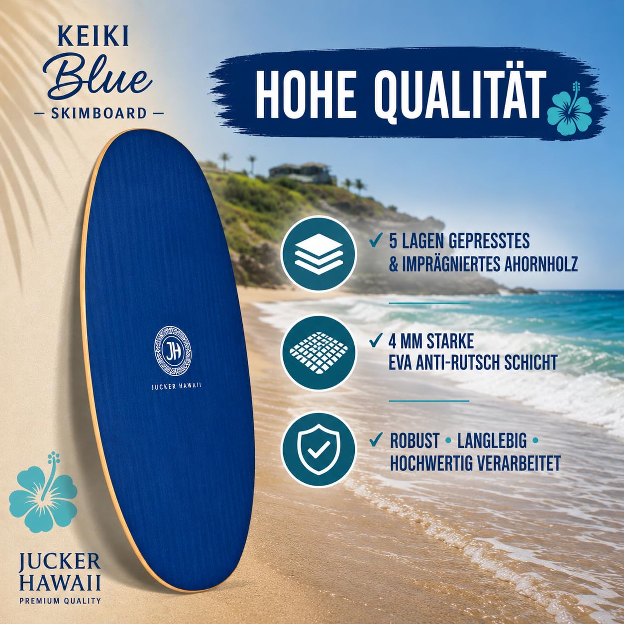 JUCKER Hawaii Skimboards – Fun & Sports für den Strand