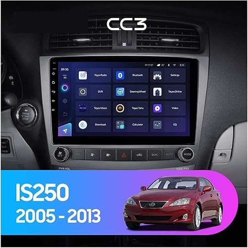 Miniatura 3 de CC3 Compatible con Lexus IS250 XE20 2005-2013 Radio de coche Multimedia Reproductor de video Navegación estéreo GPS Android 10 No 2din 2 DIN DVD