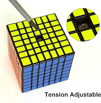 ROXENDA Speed Cube, Original Speed Cube Super-Durable Sticker with Vivid Colors (7x7x7)