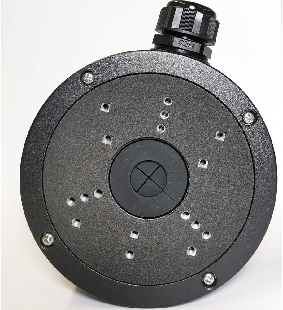 CBS DS-1280ZJ-S Junction Box for hik-Compatible Dome Camera Compatible with: AIPC524-SL, DS-2CD2646G1-IZ(S), DS-2CD2623G1-IZ(S), DS-2CD2663G1-IZ(S), DS-2CD2T46G1-4I/SL (Black)