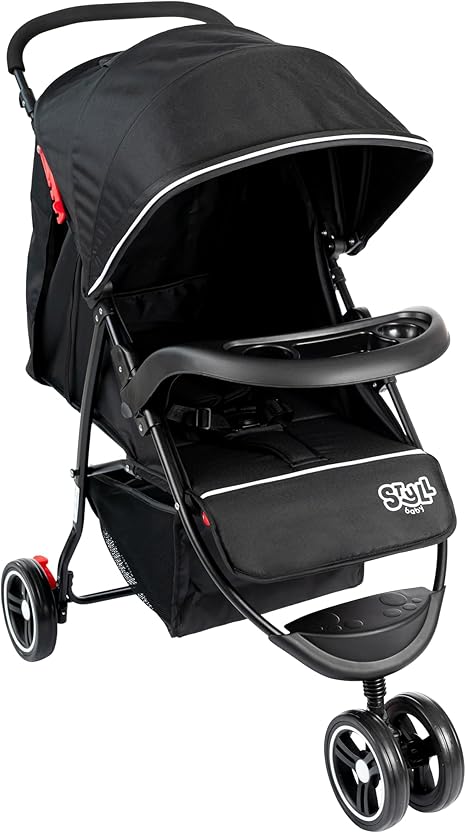Carrinho De Bebê 3 Rodas Passeio até 15kgs, Styll Baby
