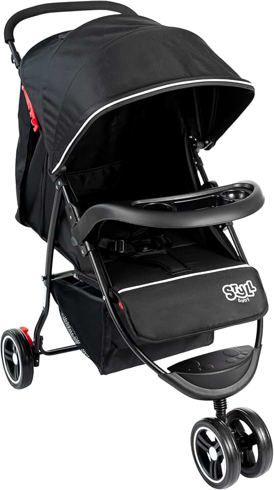 Carrinho De Bebê 3 Rodas Passeio até 15kgs Styll Baby